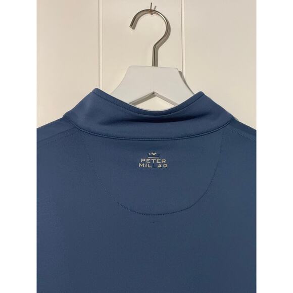 Peter Millar · Large · Perth Performance · Quarter-Zip Pullover · Slate Blue - Picture 2 of 11
